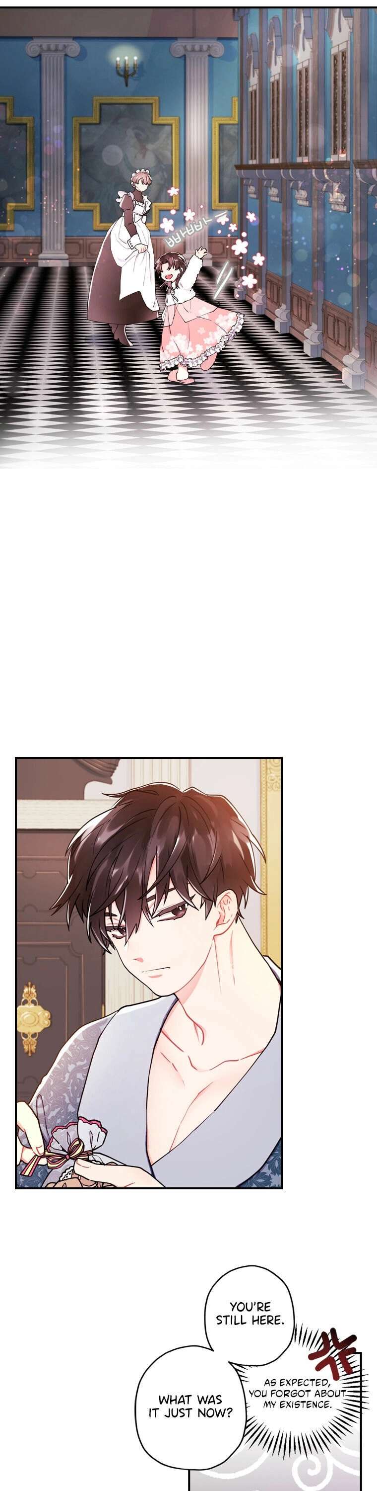Read The Male Lead's Little Lion Daughter EN Manga Online