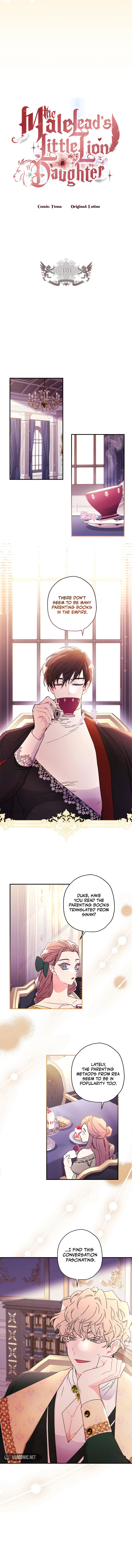 Read The Male Lead's Little Lion Daughter EN Manga Online