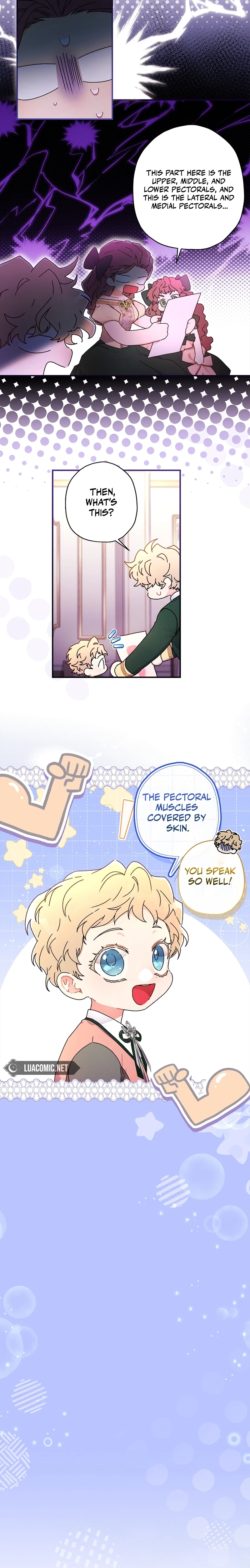 Read The Male Lead's Little Lion Daughter EN Manga Online
