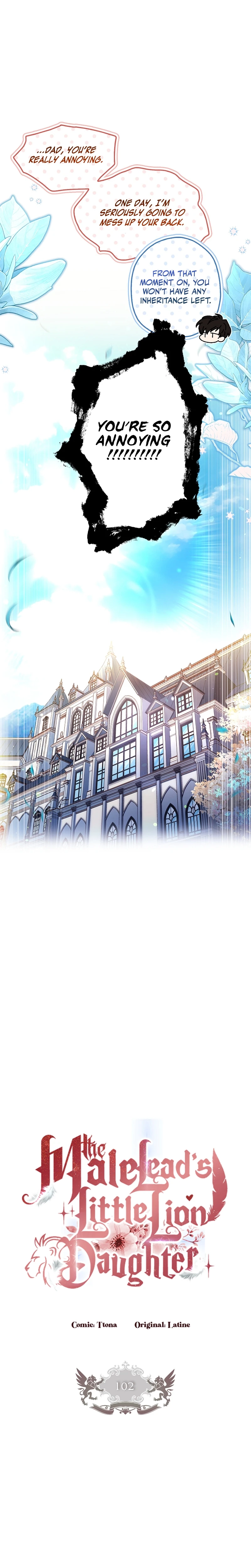 Read The Male Lead's Little Lion Daughter EN Manga Online