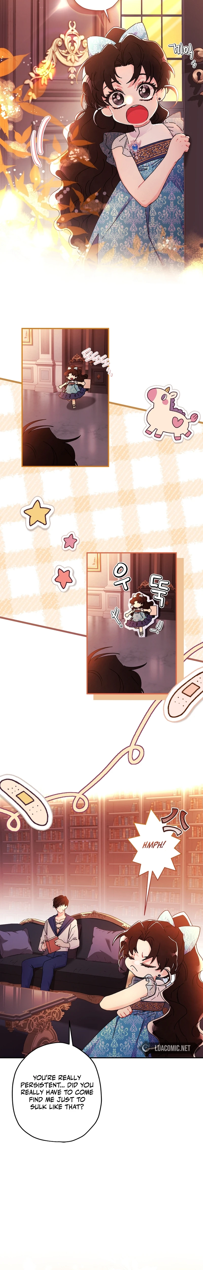 Read The Male Lead's Little Lion Daughter EN Manga Online