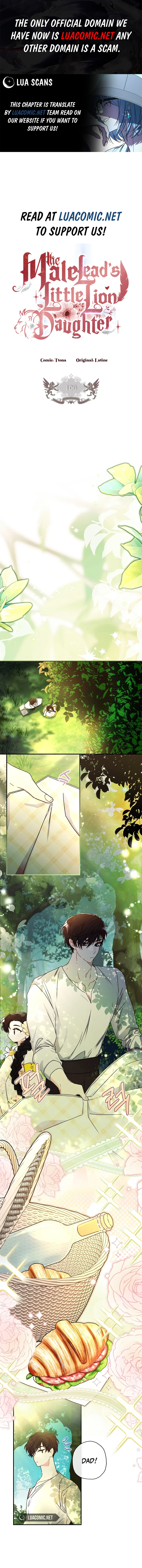 Read The Male Lead's Little Lion Daughter EN Manga Online