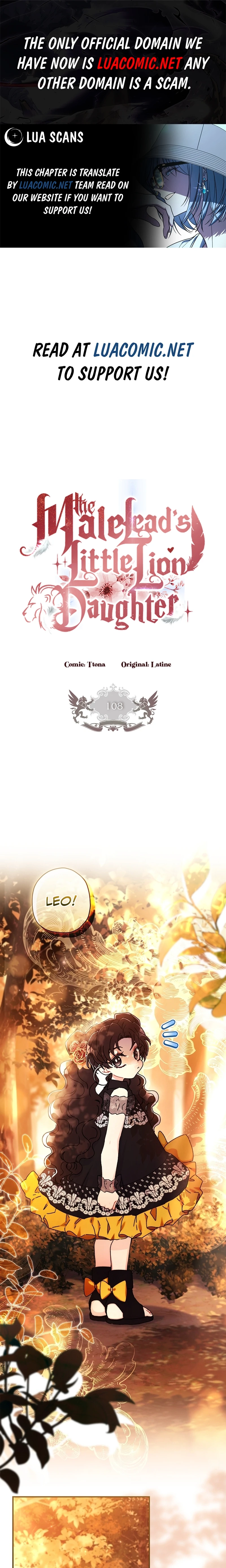 Read The Male Lead's Little Lion Daughter EN Manga Online
