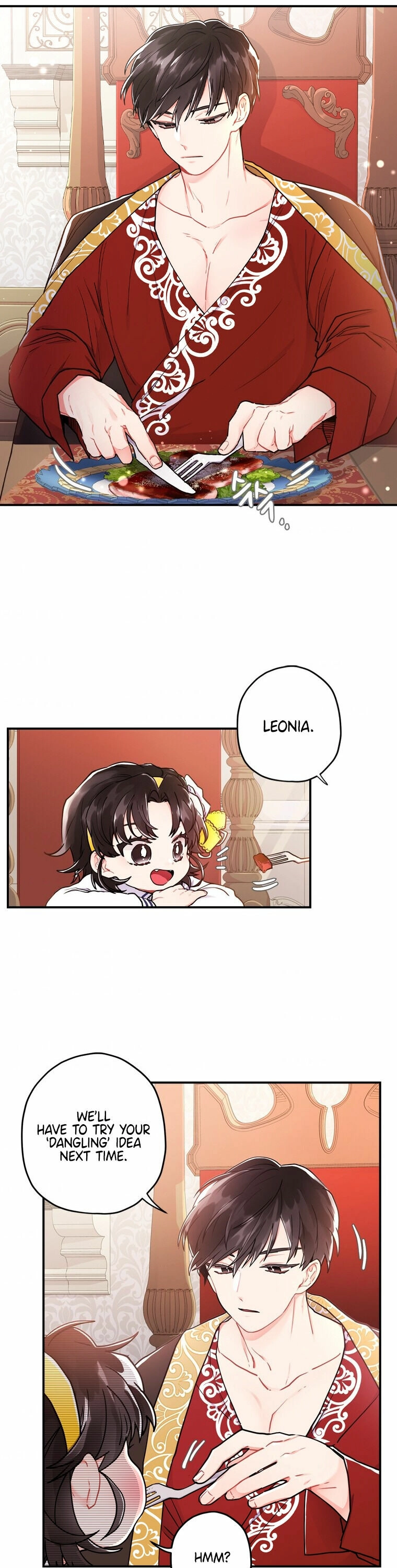 Read The Male Lead's Little Lion Daughter EN Manga Online