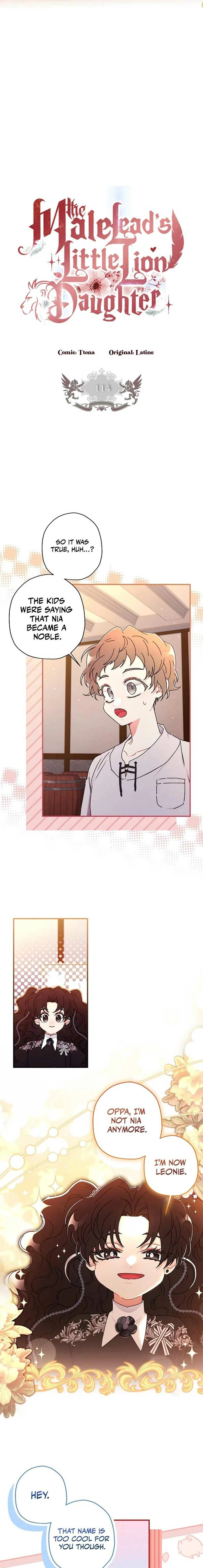 Read The Male Lead's Little Lion Daughter EN Manga Online