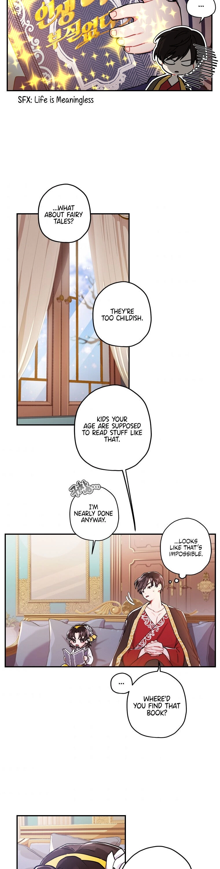 Read The Male Lead's Little Lion Daughter EN Manga Online