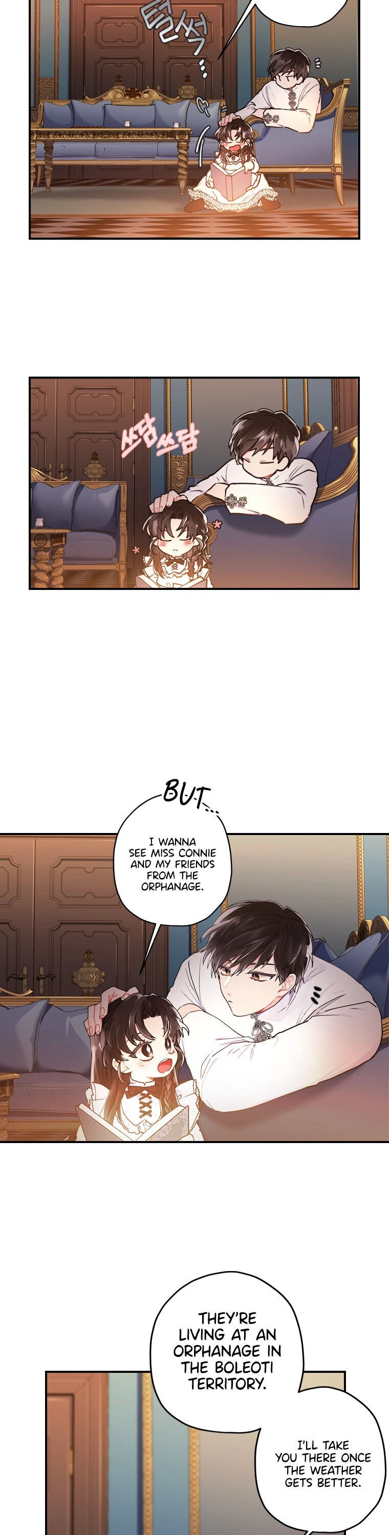 Read The Male Lead's Little Lion Daughter EN Manga Online