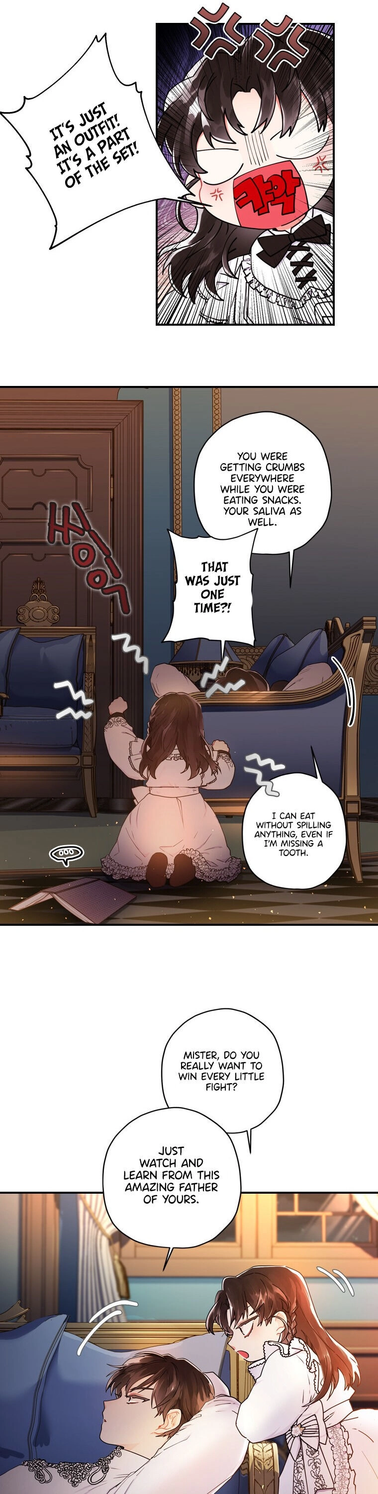 Read The Male Lead's Little Lion Daughter EN Manga Online