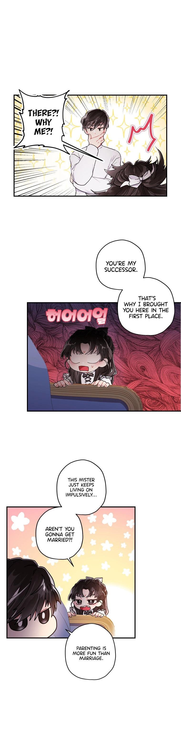 Read The Male Lead's Little Lion Daughter EN Manga Online