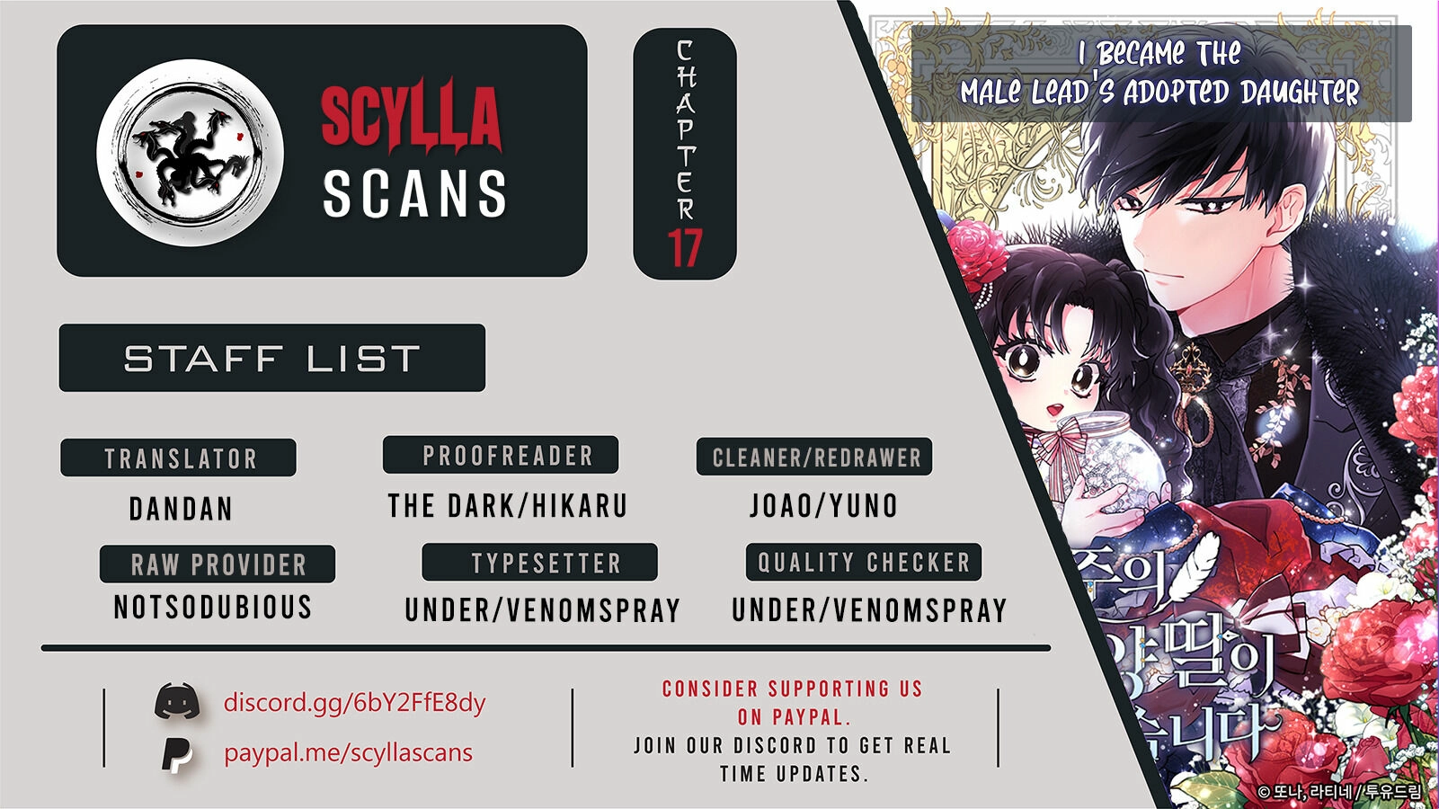 Read The Male Lead's Little Lion Daughter EN Manga Online
