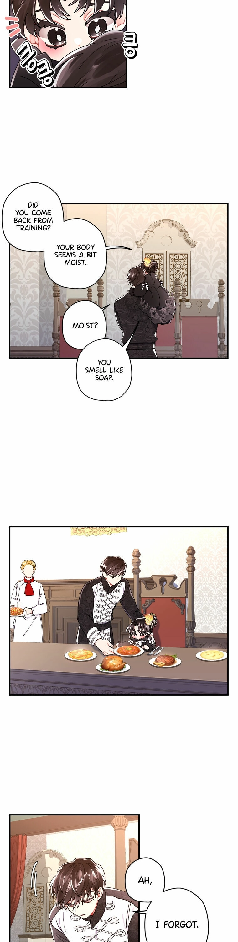 Read The Male Lead's Little Lion Daughter EN Manga Online