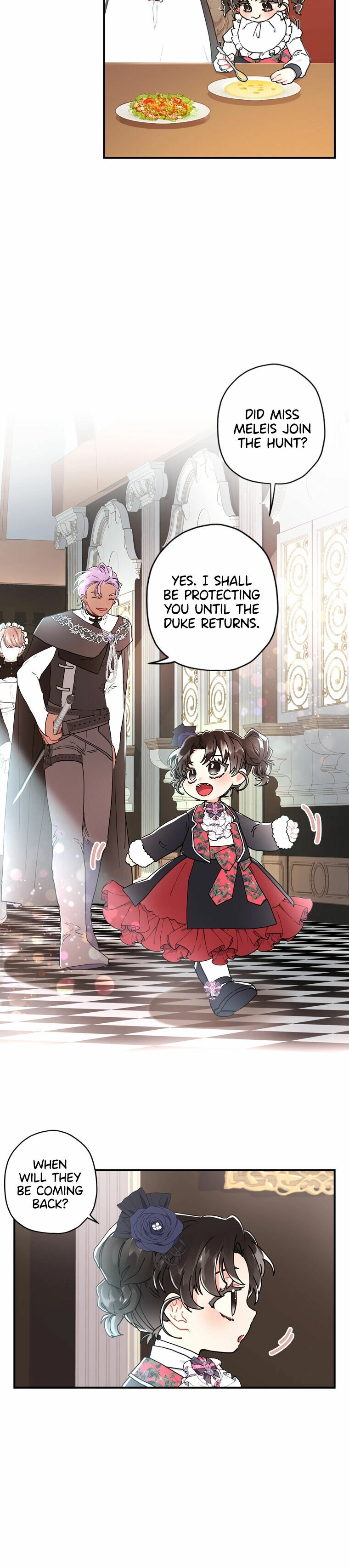 Read The Male Lead's Little Lion Daughter EN Manga Online