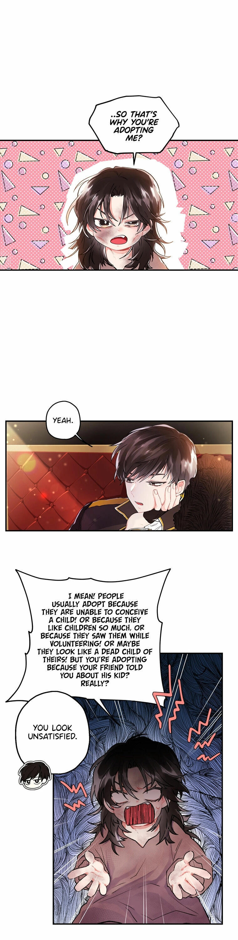 Read The Male Lead's Little Lion Daughter EN Manga Online