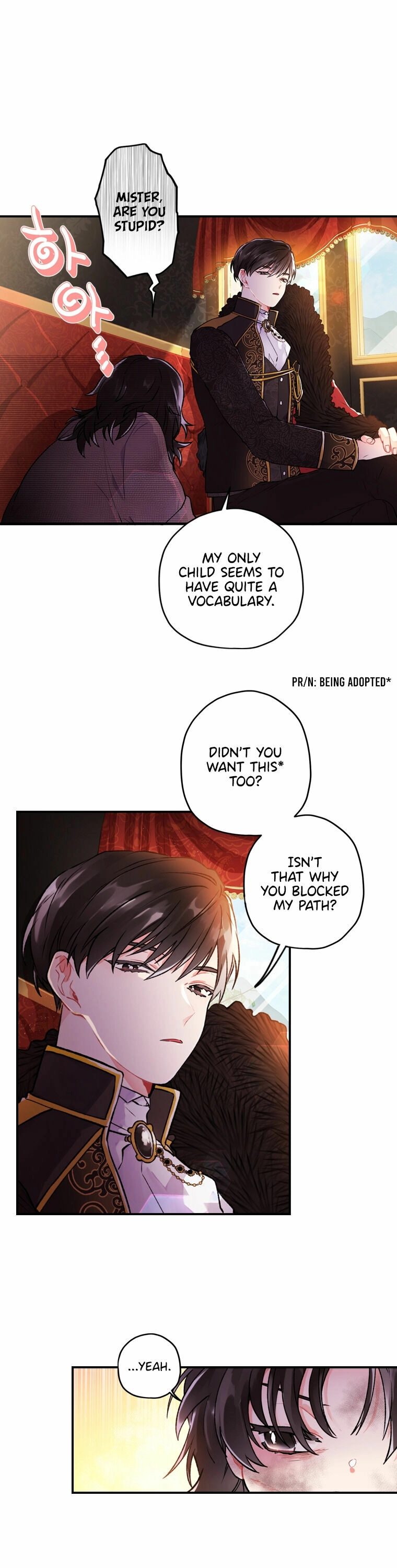 Read The Male Lead's Little Lion Daughter EN Manga Online