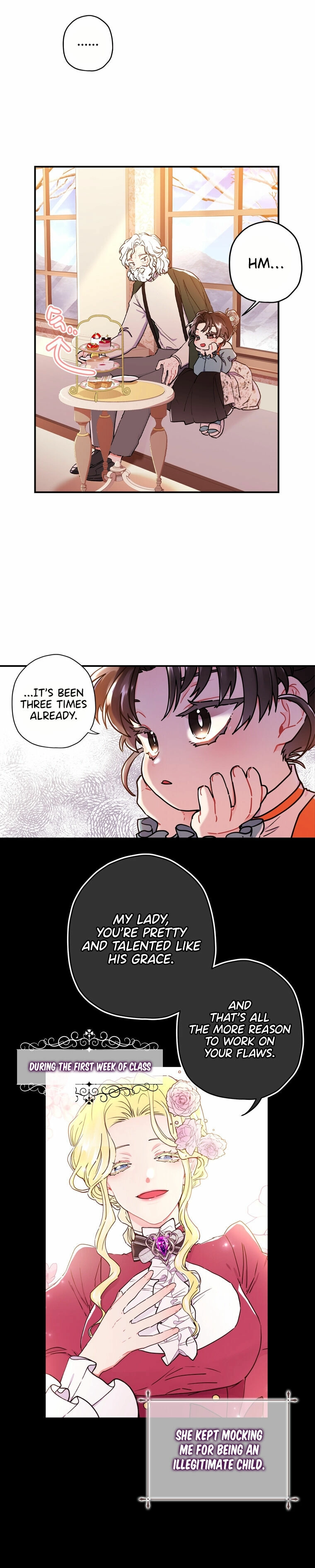 Read The Male Lead's Little Lion Daughter EN Manga Online