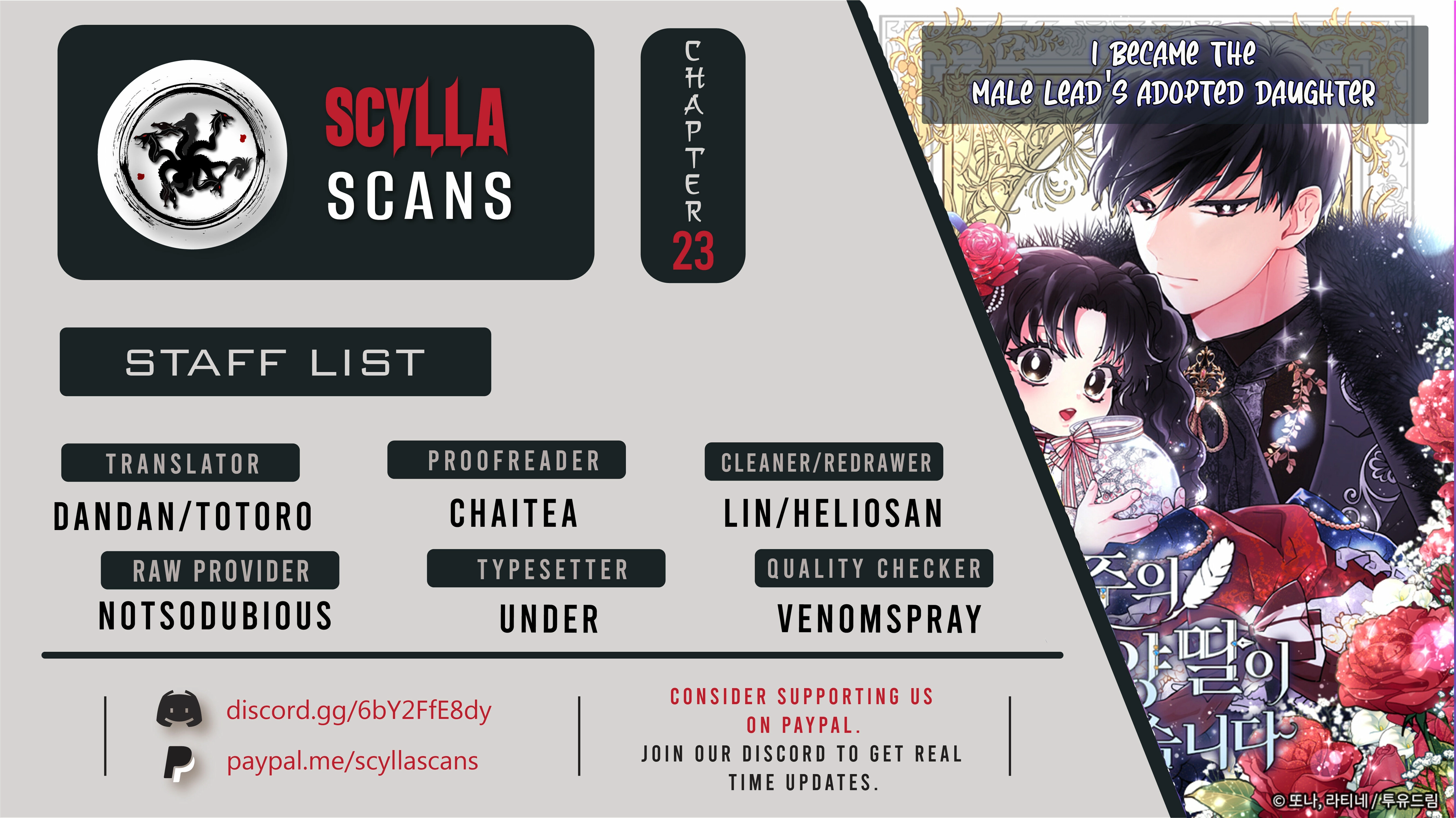 Read The Male Lead's Little Lion Daughter EN Manga Online
