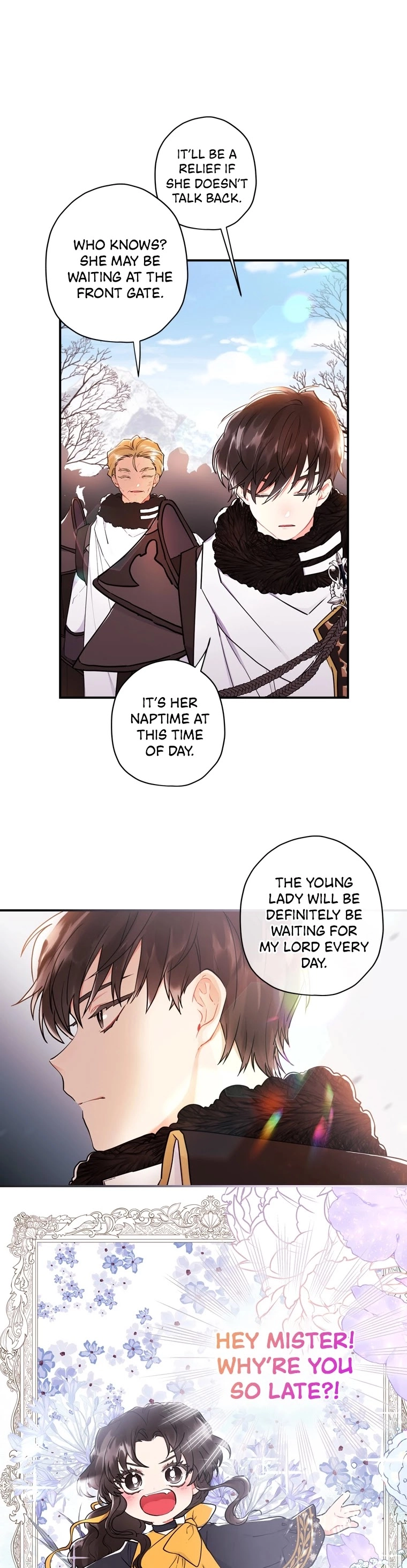 Read The Male Lead's Little Lion Daughter EN Manga Online