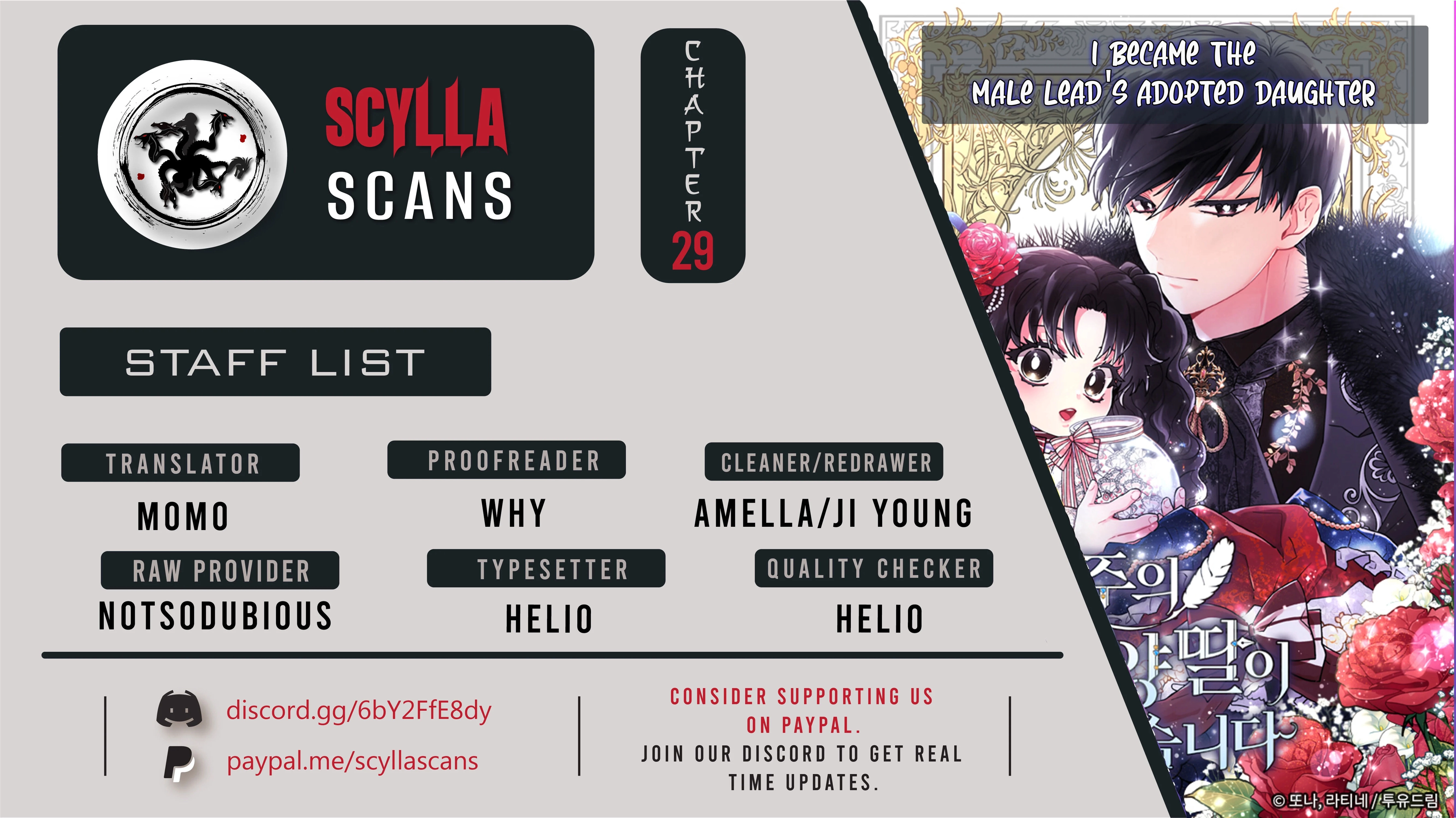 Read The Male Lead's Little Lion Daughter EN Manga Online