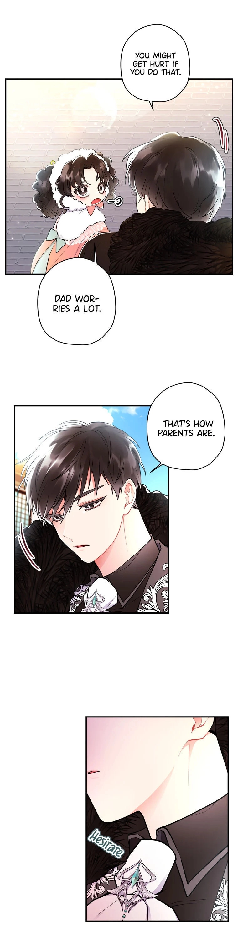 Read The Male Lead's Little Lion Daughter EN Manga Online