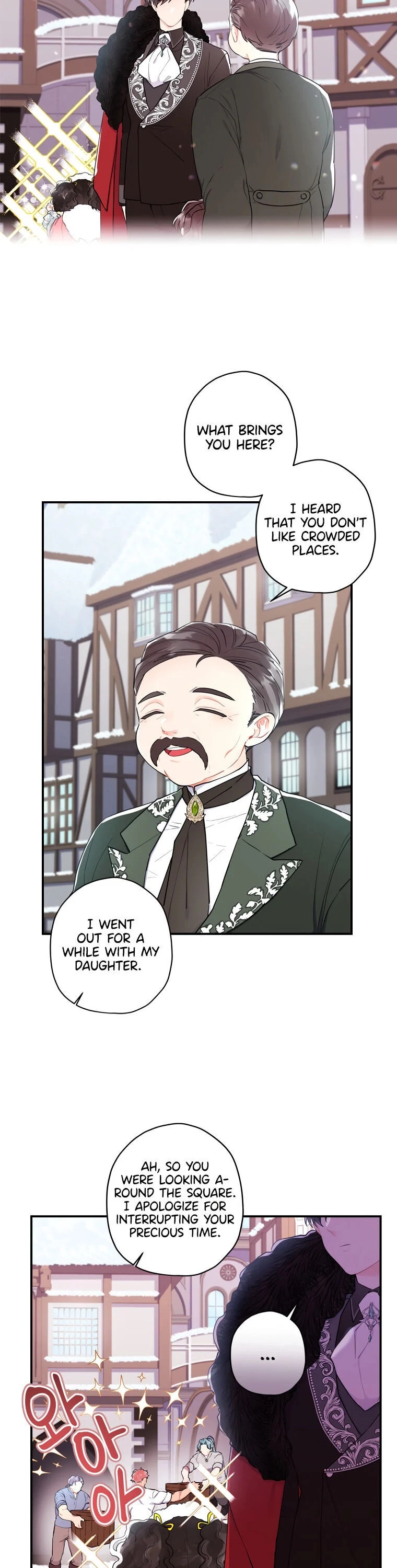 Read The Male Lead's Little Lion Daughter EN Manga Online