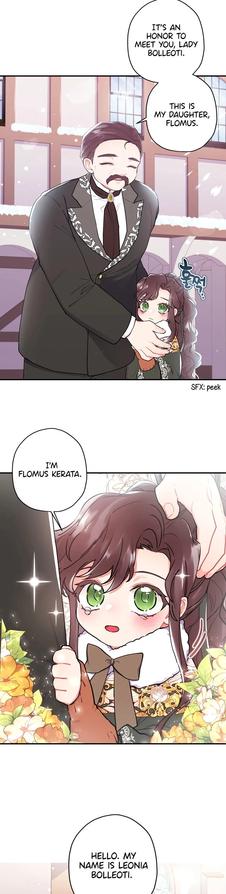 Read The Male Lead's Little Lion Daughter EN Manga Online