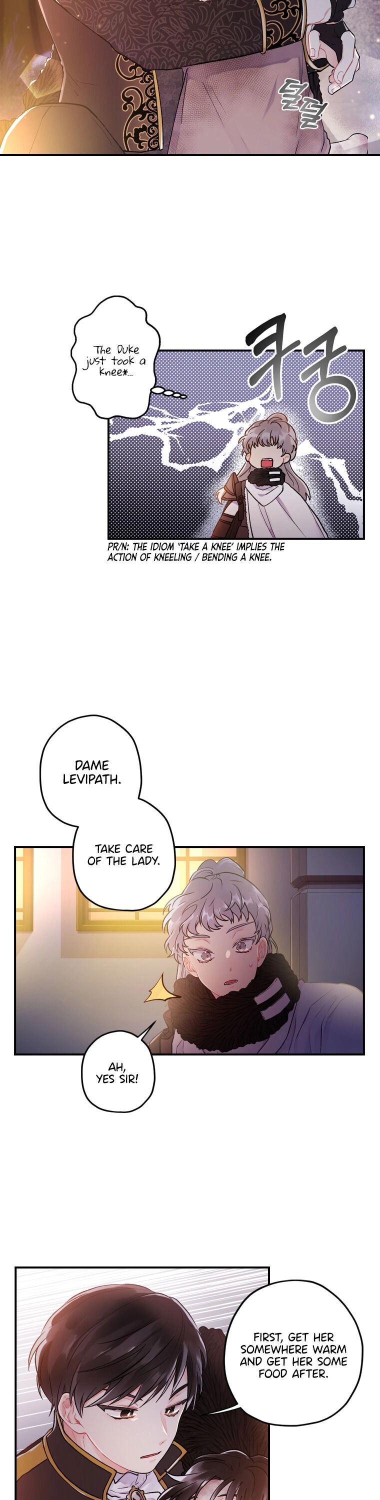 Read The Male Lead's Little Lion Daughter EN Manga Online