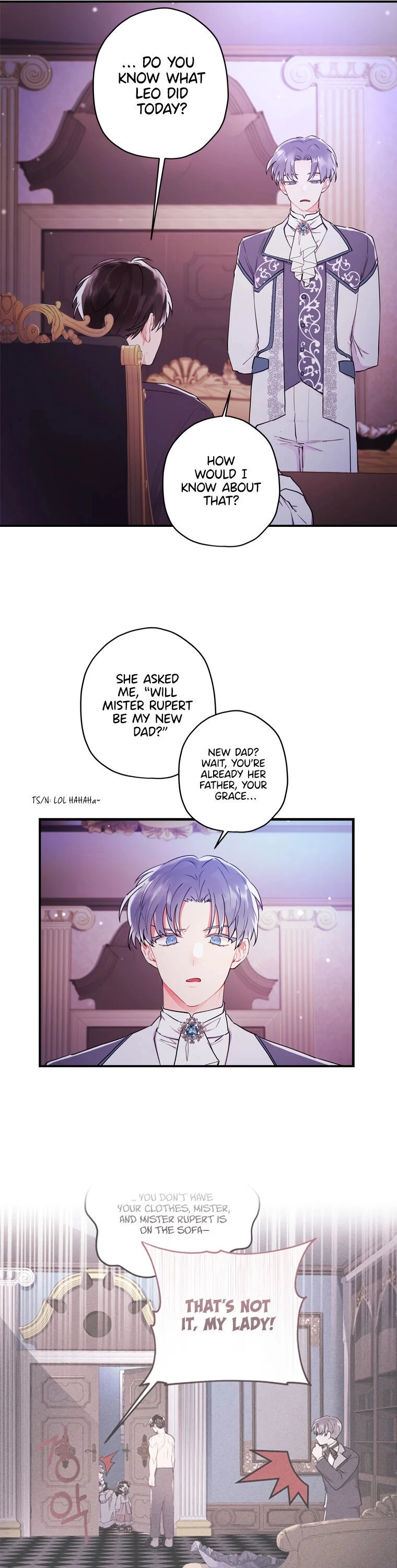Read The Male Lead's Little Lion Daughter EN Manga Online