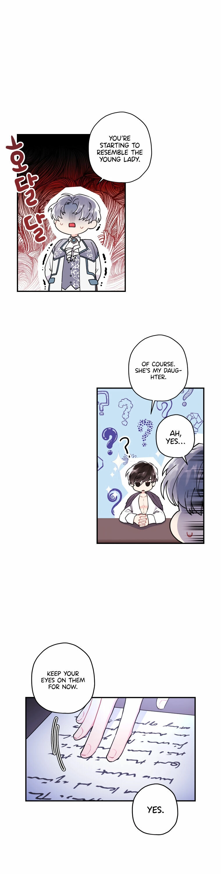 Read The Male Lead's Little Lion Daughter EN Manga Online