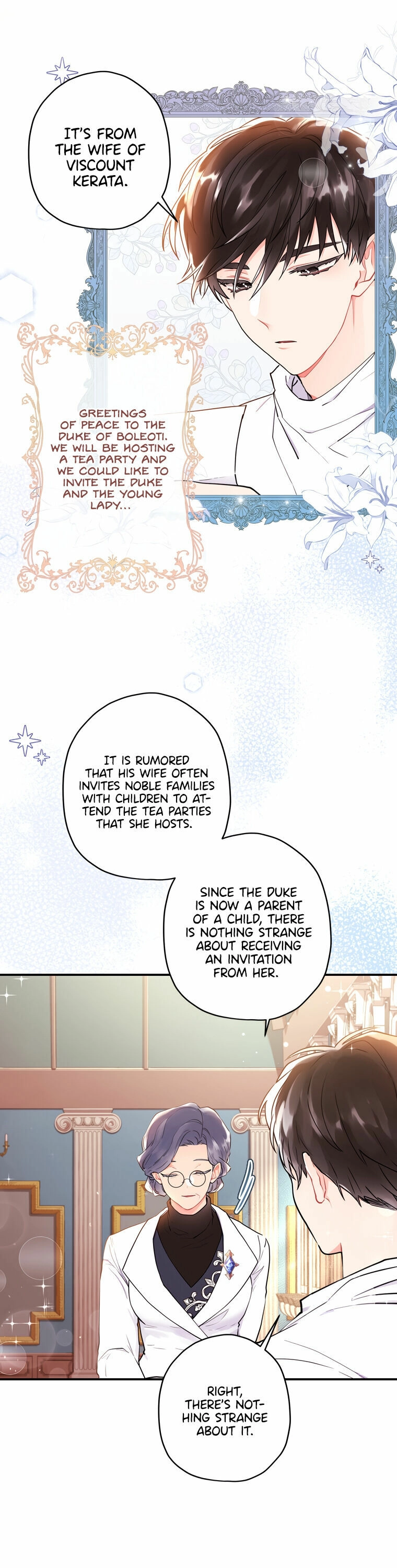 Read The Male Lead's Little Lion Daughter EN Manga Online