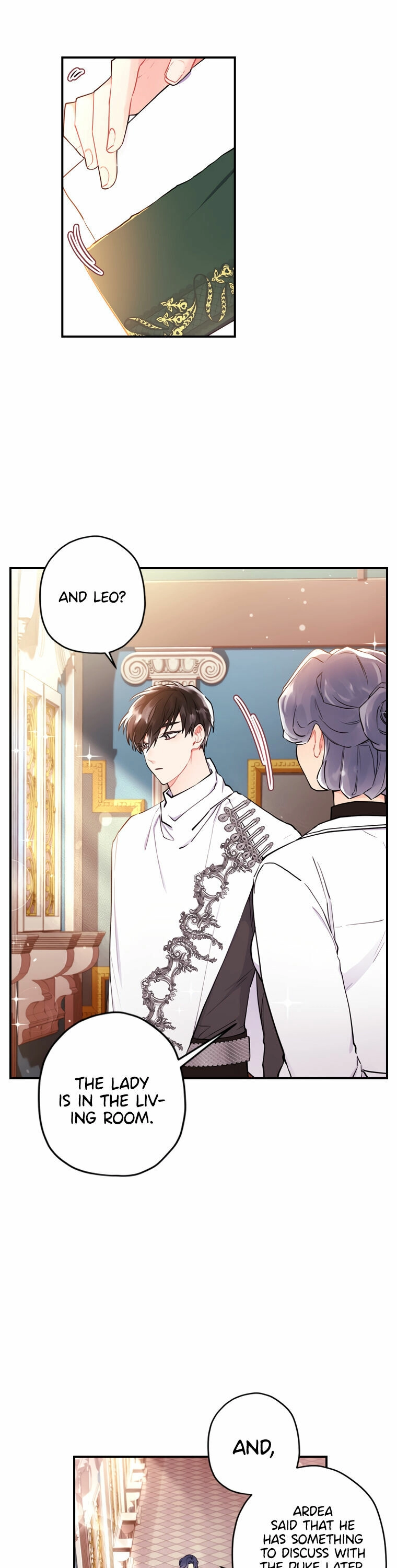 Read The Male Lead's Little Lion Daughter EN Manga Online