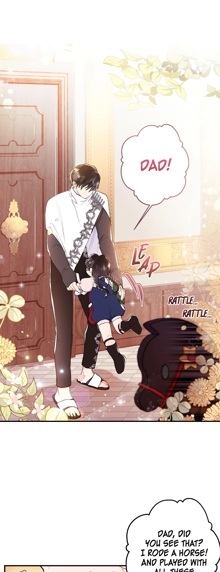 Read The Male Lead's Little Lion Daughter EN Manga Online