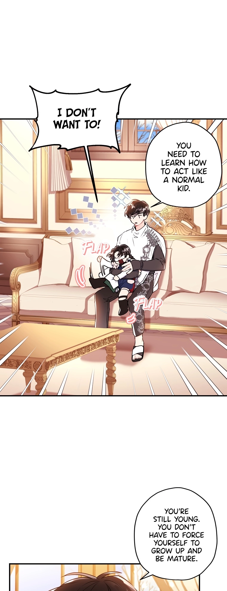 Read The Male Lead's Little Lion Daughter EN Manga Online