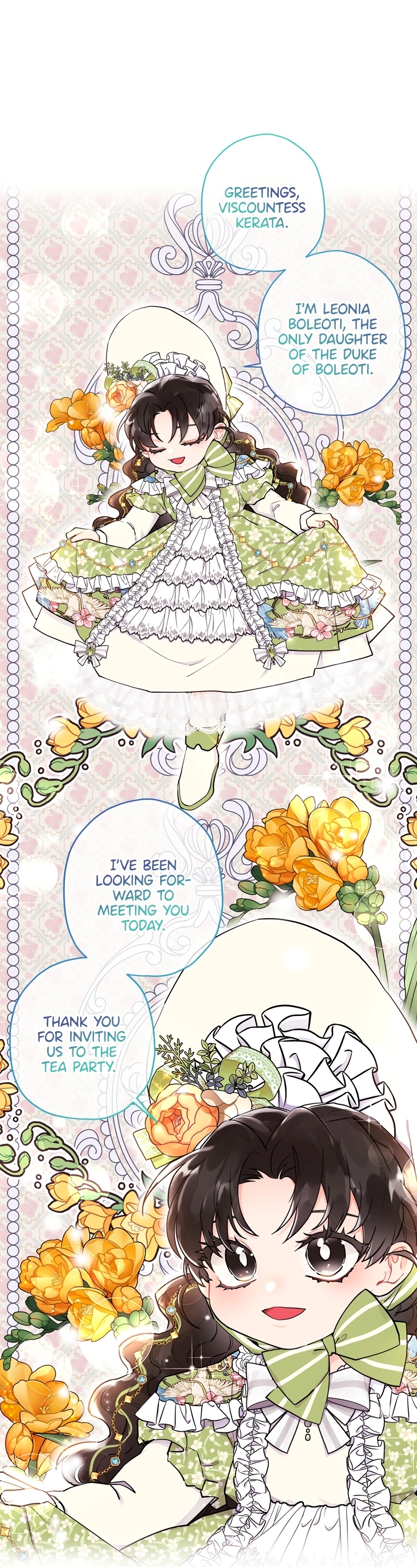 Read The Male Lead's Little Lion Daughter EN Manga Online