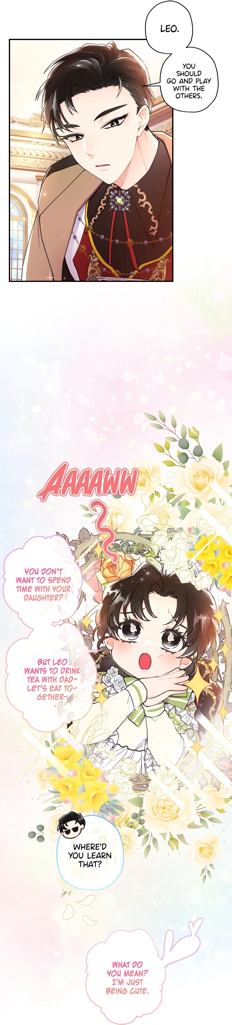 Read The Male Lead's Little Lion Daughter EN Manga Online