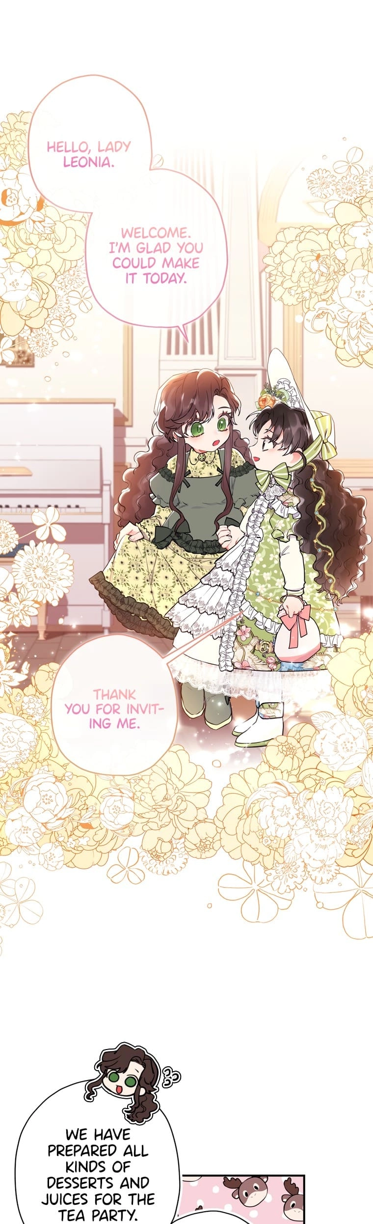 Read The Male Lead's Little Lion Daughter EN Manga Online