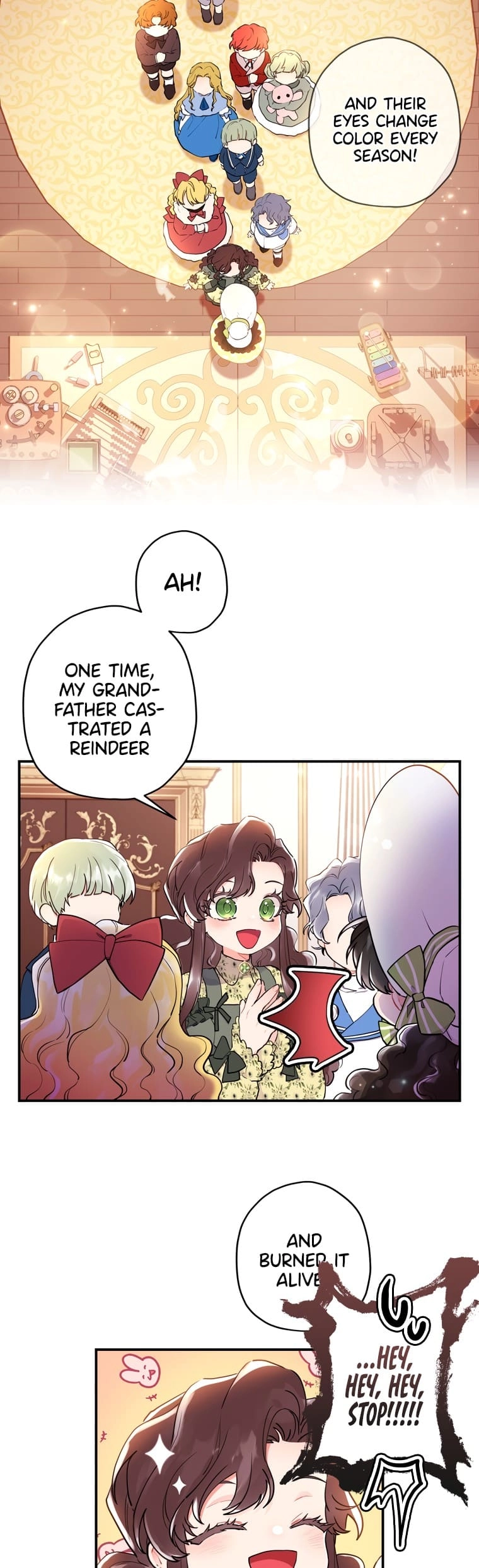 Read The Male Lead's Little Lion Daughter EN Manga Online