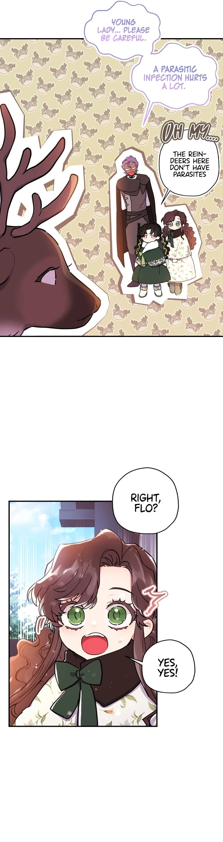 Read The Male Lead's Little Lion Daughter EN Manga Online