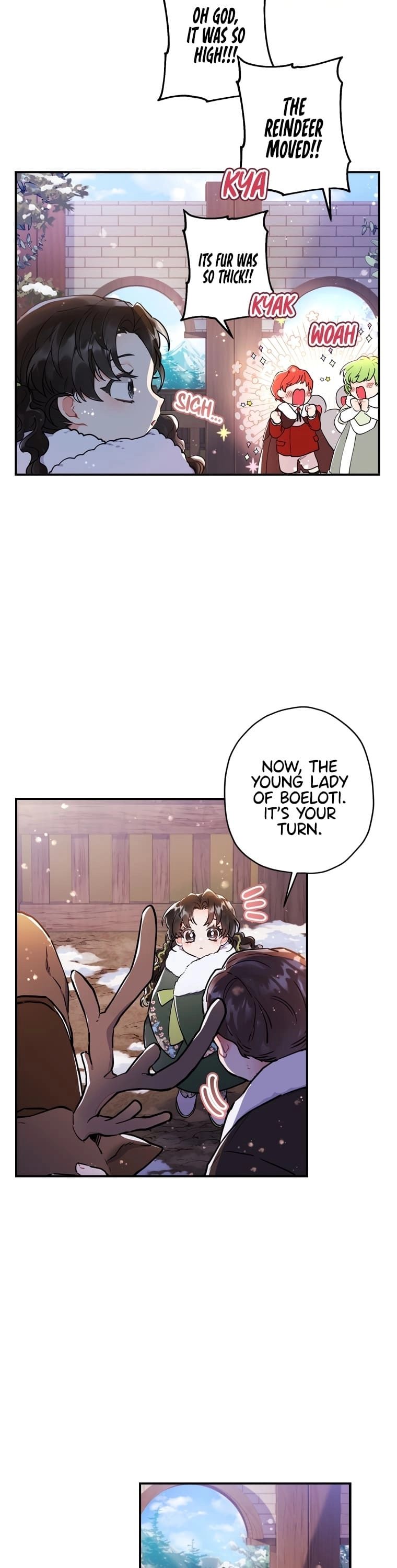 Read The Male Lead's Little Lion Daughter EN Manga Online