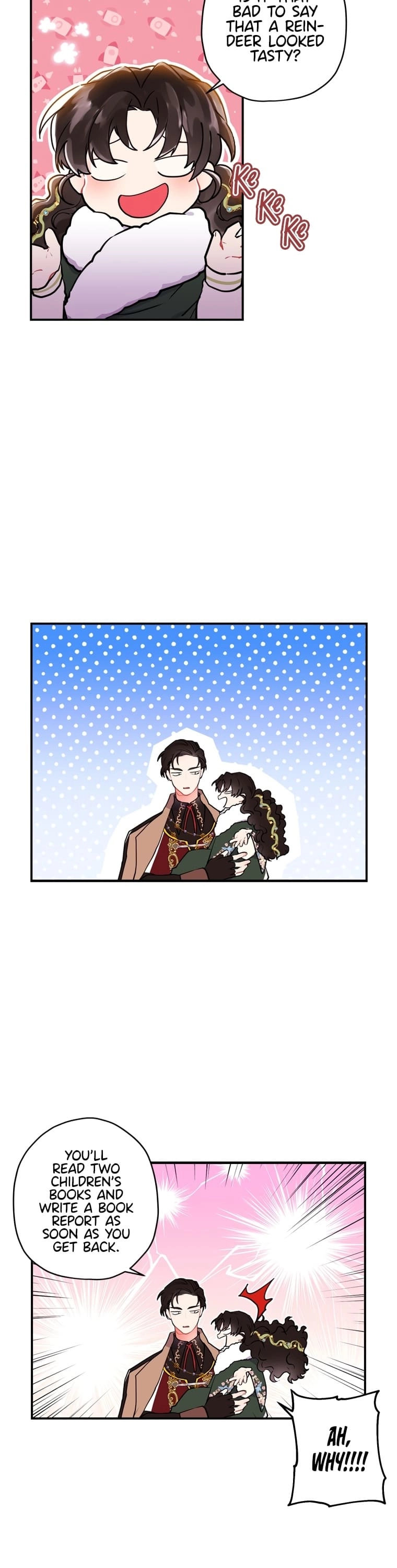 Read The Male Lead's Little Lion Daughter EN Manga Online