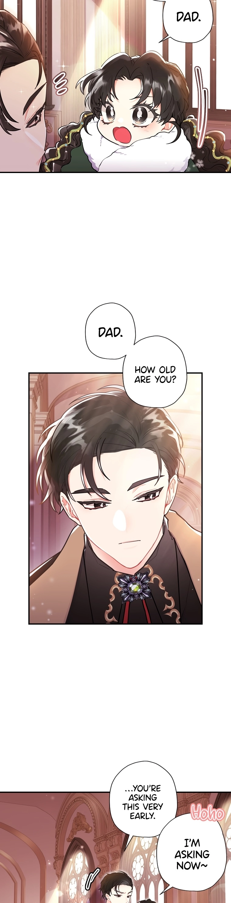 Read The Male Lead's Little Lion Daughter EN Manga Online