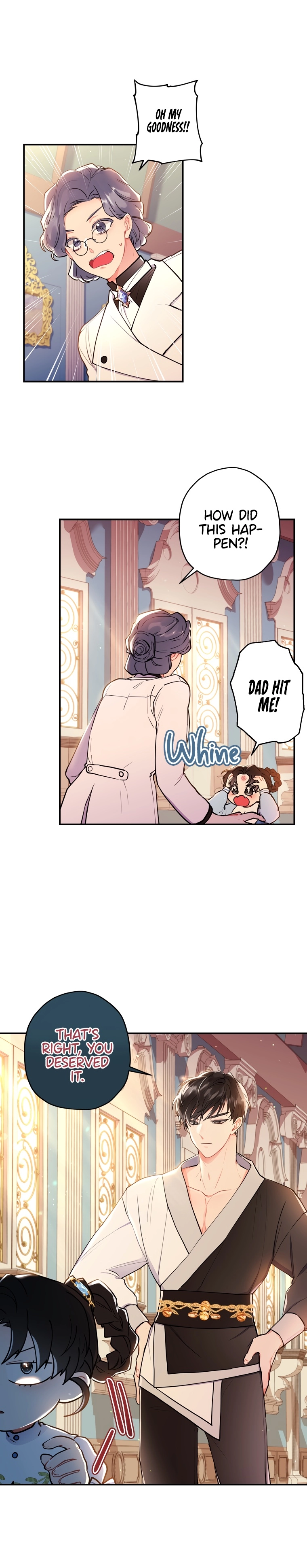 Read The Male Lead's Little Lion Daughter EN Manga Online