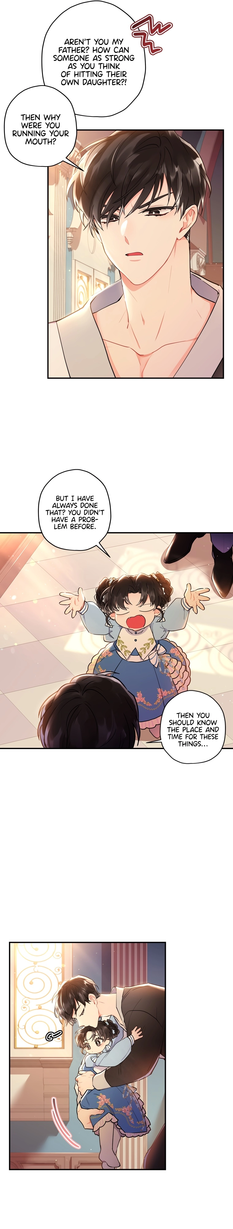 Read The Male Lead's Little Lion Daughter EN Manga Online
