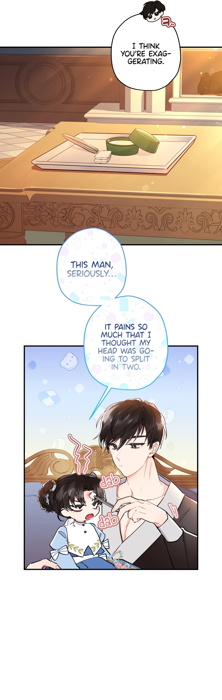 Read The Male Lead's Little Lion Daughter EN Manga Online