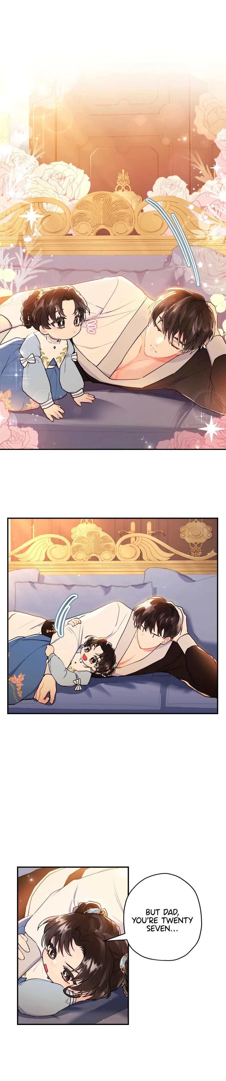 Read The Male Lead's Little Lion Daughter EN Manga Online