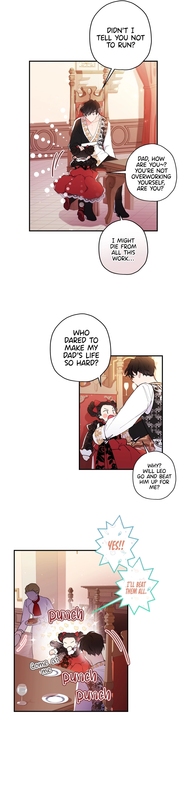 Read The Male Lead's Little Lion Daughter EN Manga Online