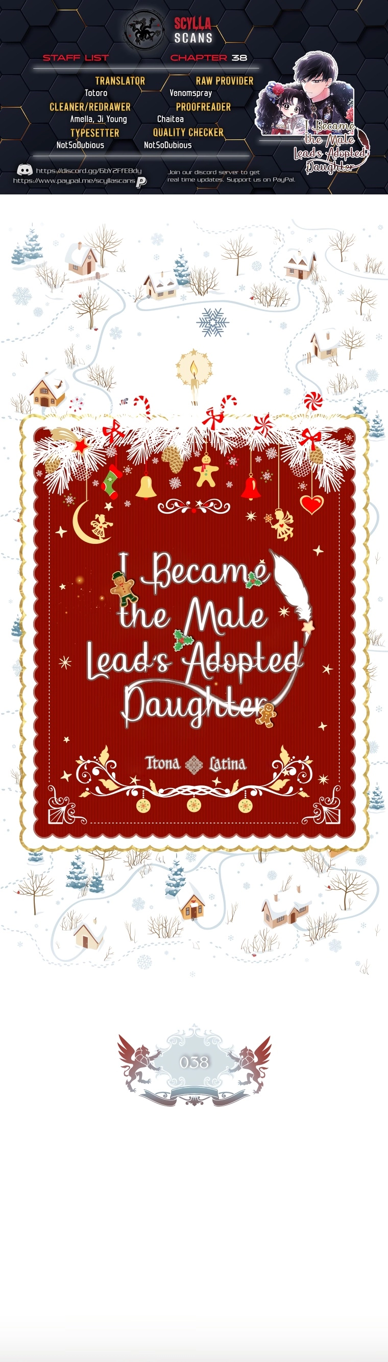 Read The Male Lead's Little Lion Daughter EN Manga Online