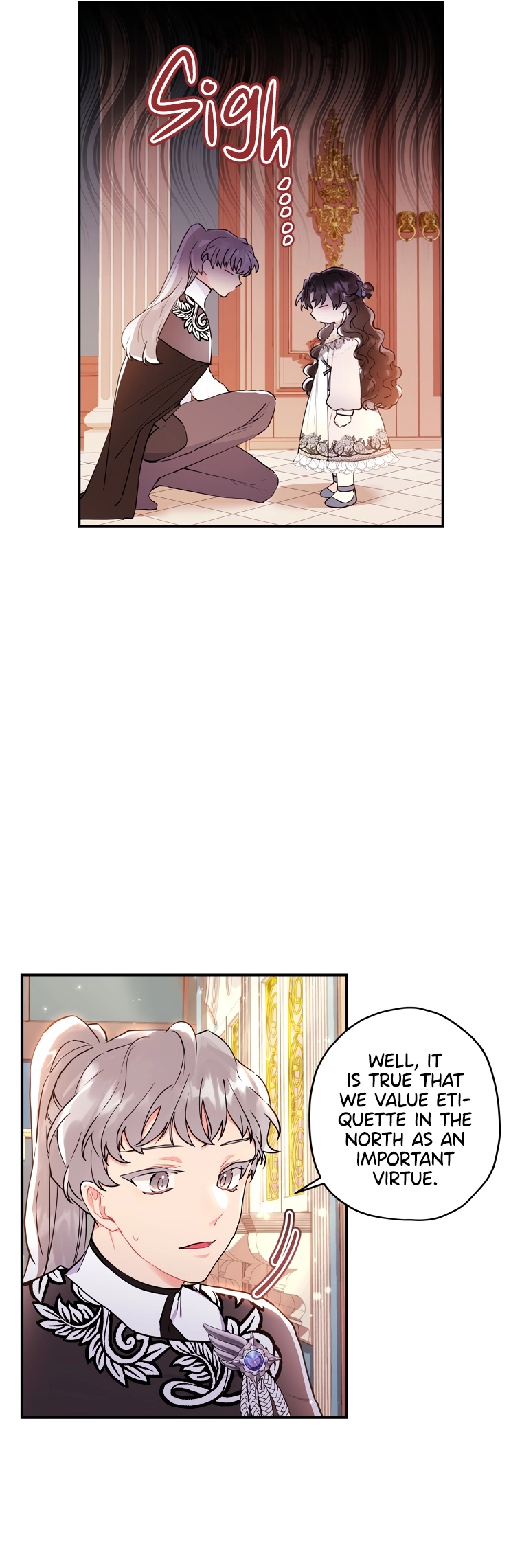 Read The Male Lead's Little Lion Daughter EN Manga Online