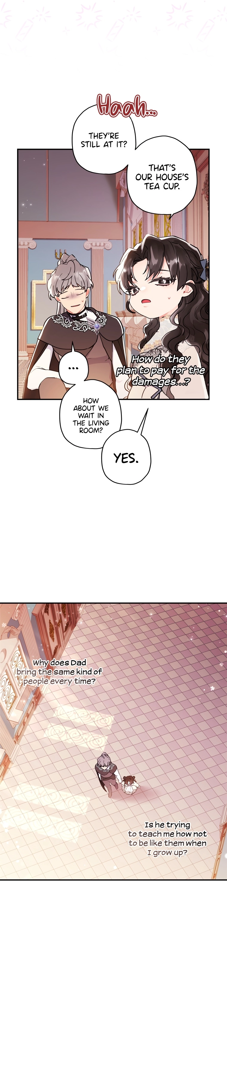 Read The Male Lead's Little Lion Daughter EN Manga Online