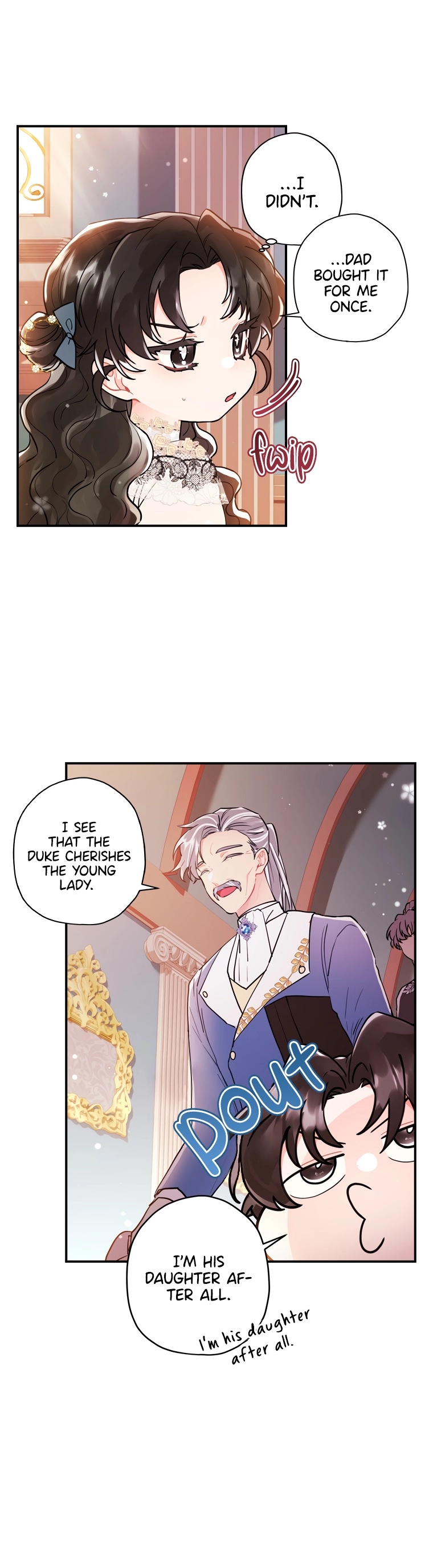 Read The Male Lead's Little Lion Daughter EN Manga Online