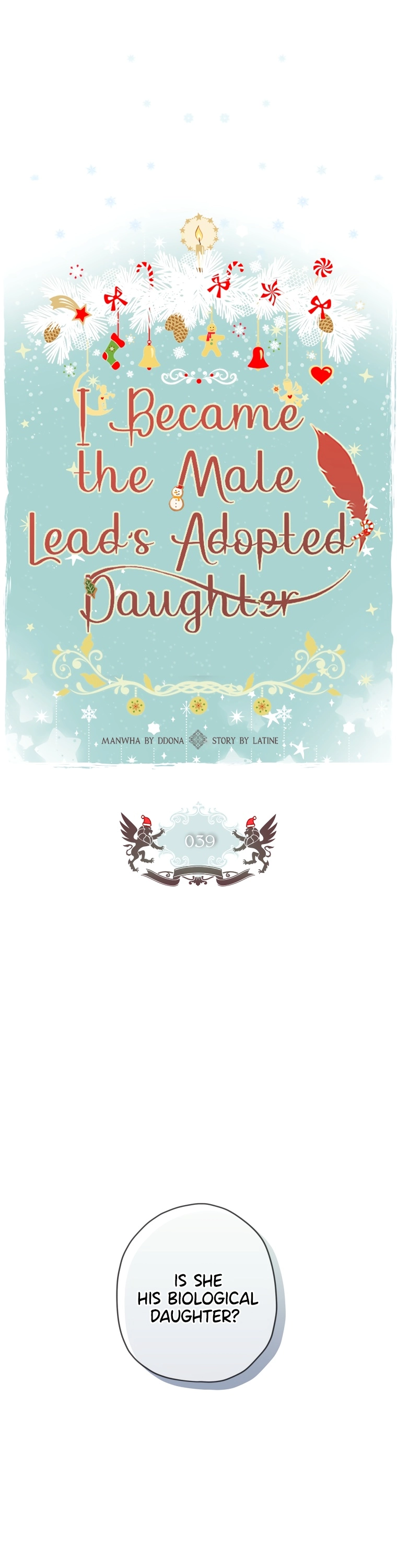 Read The Male Lead's Little Lion Daughter EN Manga Online